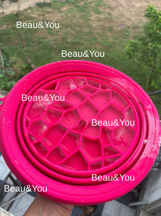 Say Goodbye to Puffiness with Our Collapsible Ice Facial Bowl